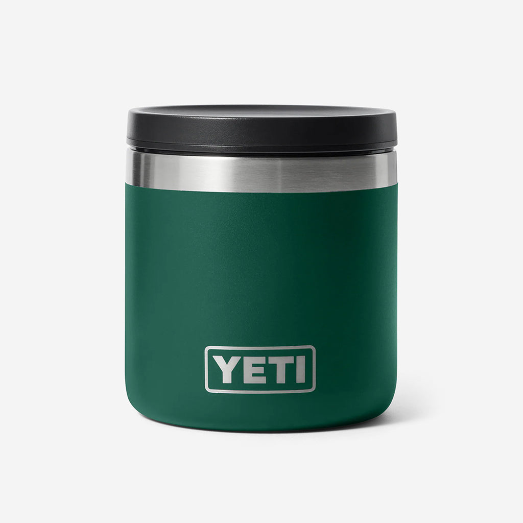 YETI Rambler 8oz Food Jar, Black Forest Green, Detail Shot 1