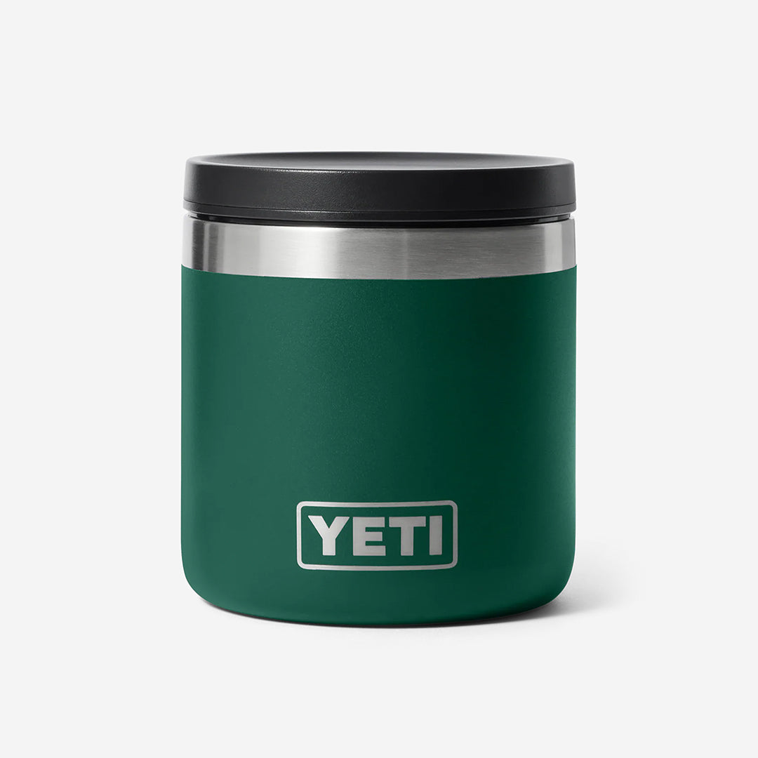 YETI Rambler 8oz Food Jar, Black Forest Green, Detail Shot 1