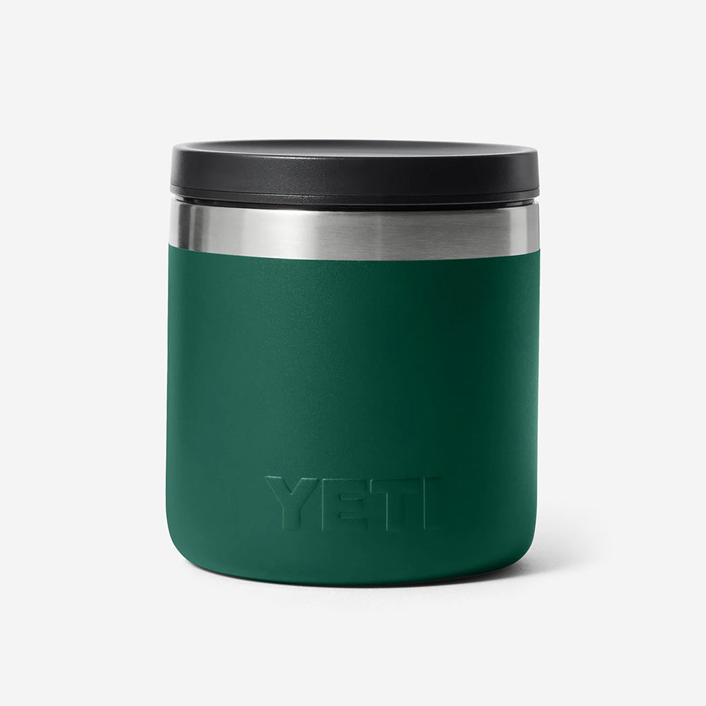 YETI Rambler 8oz Food Jar, Black Forest Green, Detail Shot 2