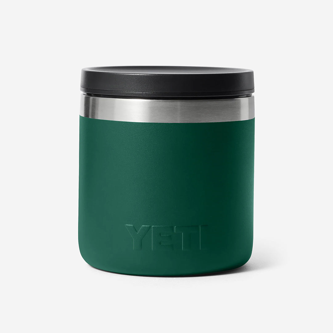 YETI Rambler 8oz Food Jar, Black Forest Green, Detail Shot 2