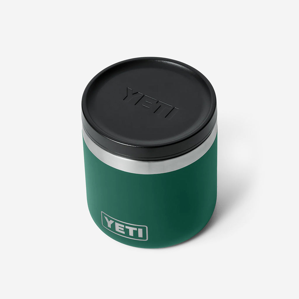 YETI Rambler 8oz Food Jar, Black Forest Green, Detail Shot 3