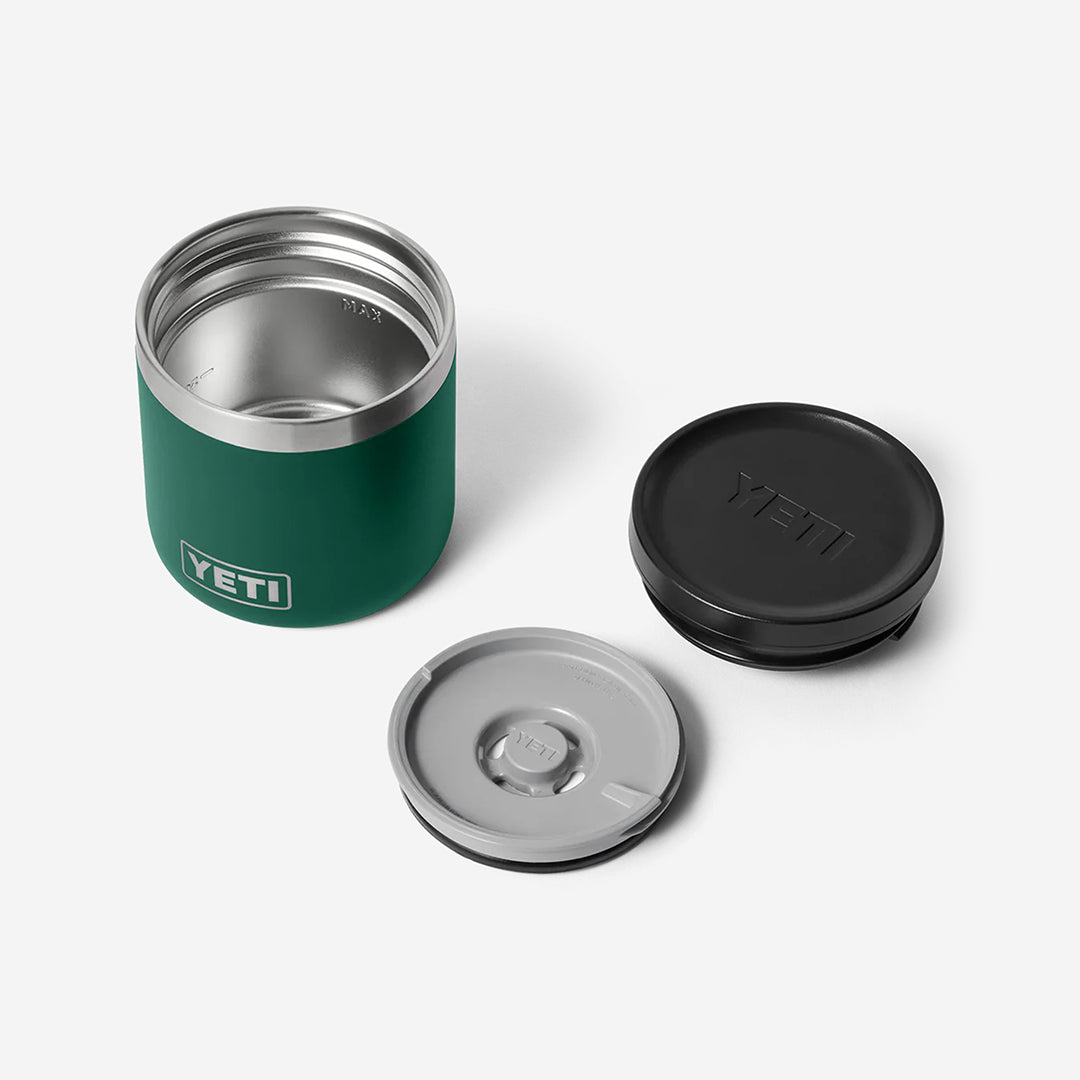 YETI Rambler 8oz Food Jar, Black Forest Green, Detail Shot 4