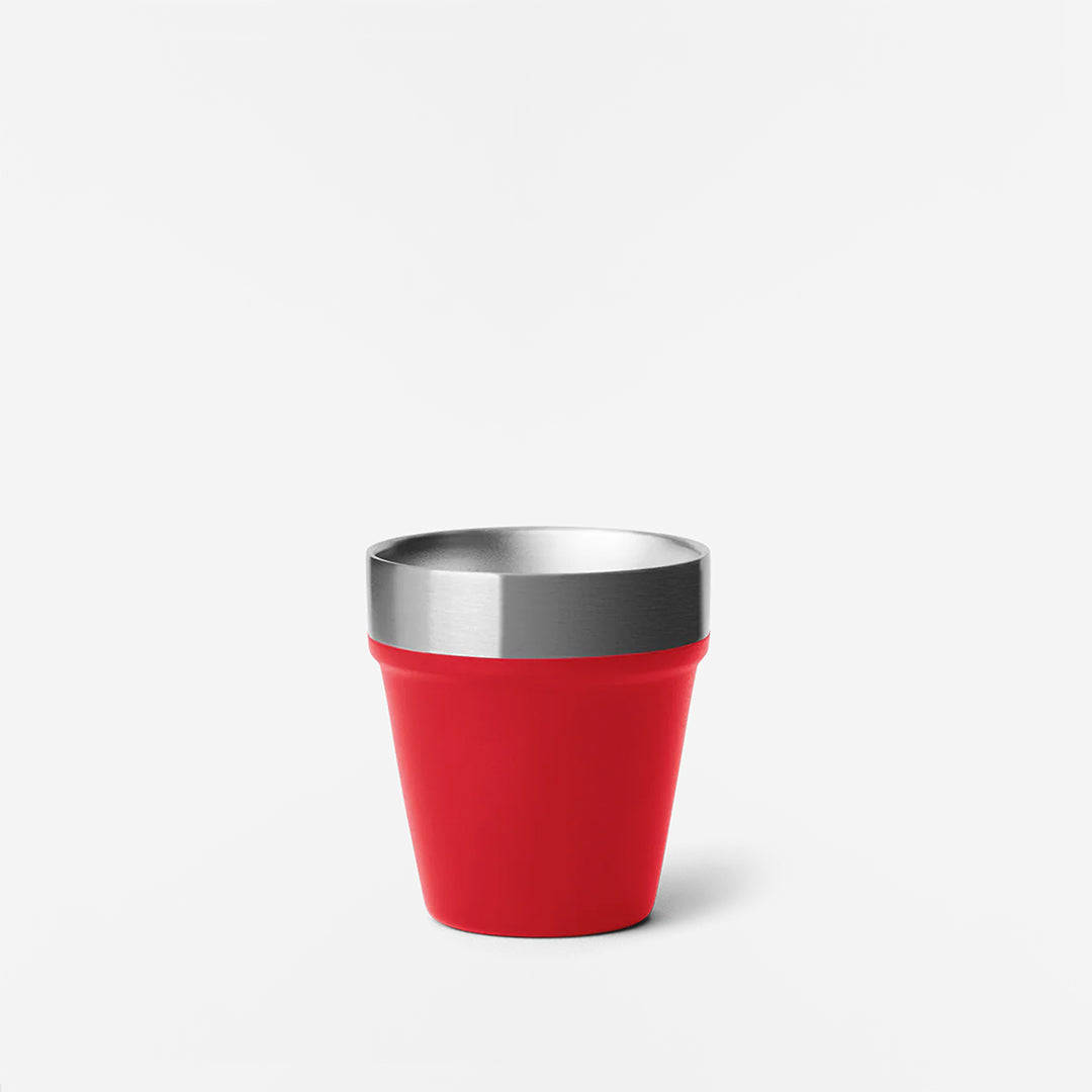 YETI Shot Glasses, Rescue Red, Detail Shot 2