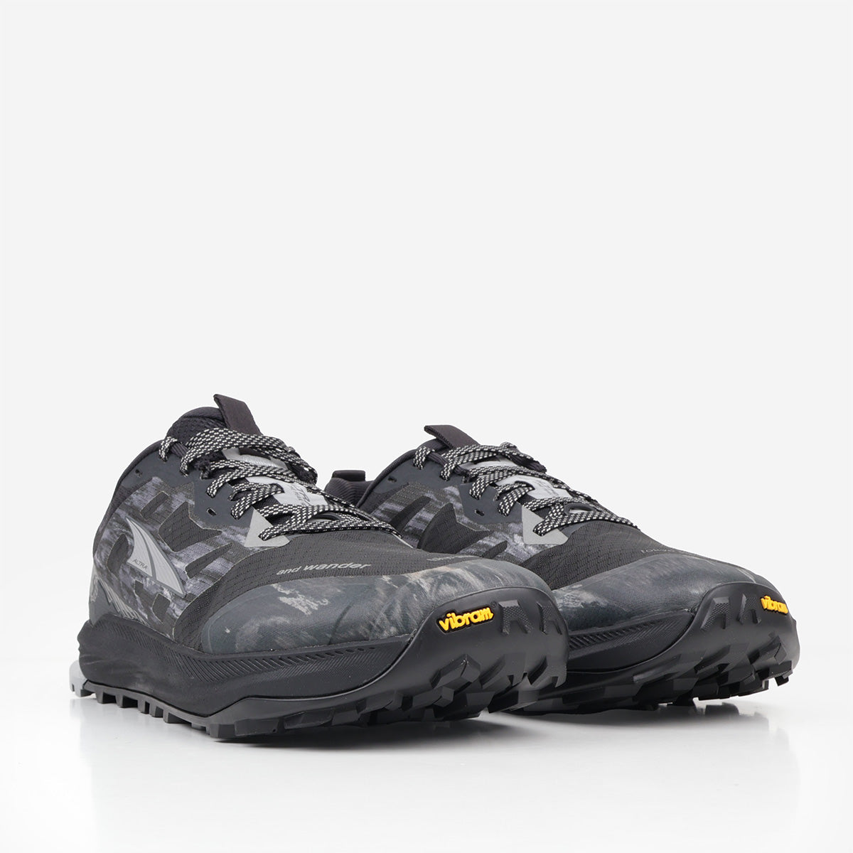 And Wander x ALTRA Lone Peak 9+ Shoes, Dark Green, Detail Shot 2