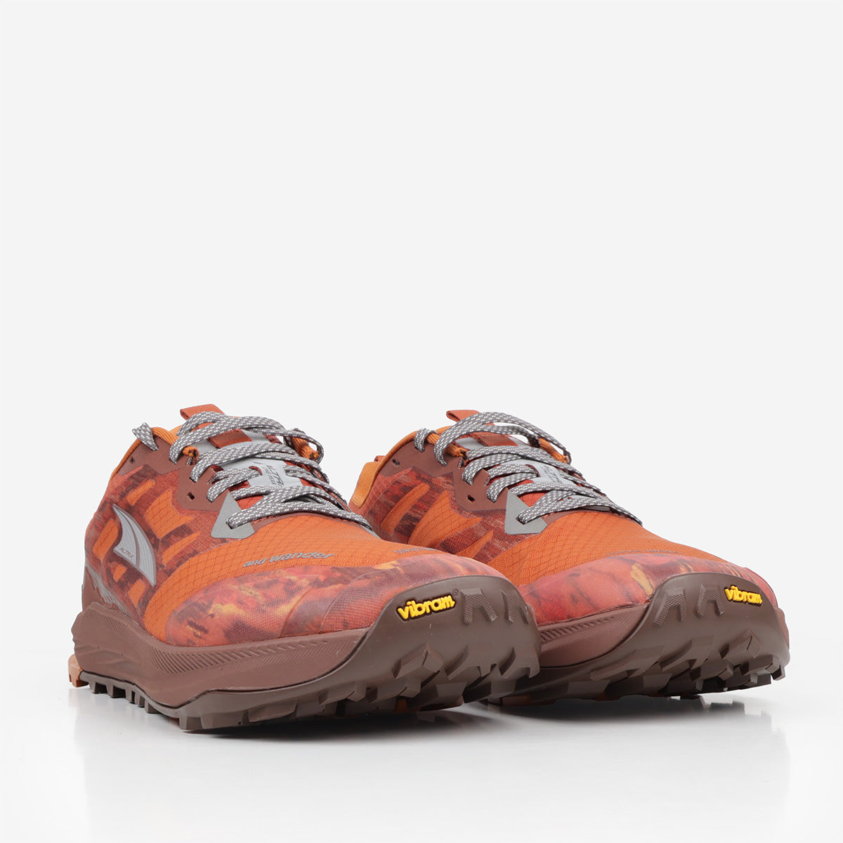 And Wander x ALTRA Lone Peak 9+ Shoes, Dark Orange, Detail Shot 2