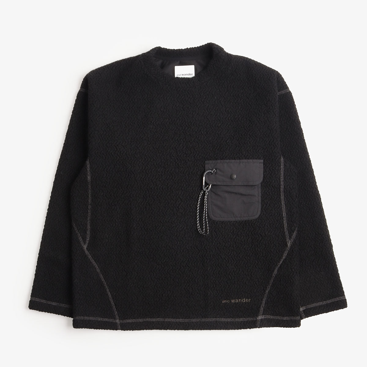 And Wander Re Wool JQ Crew Neck