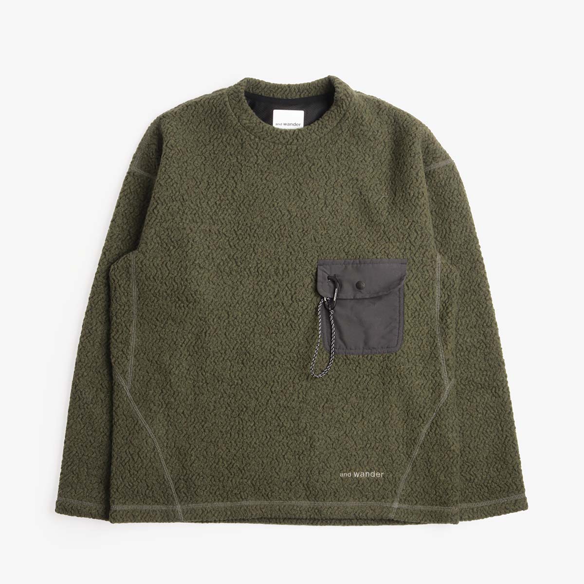 And Wander Re Wool JQ Crew Neck
