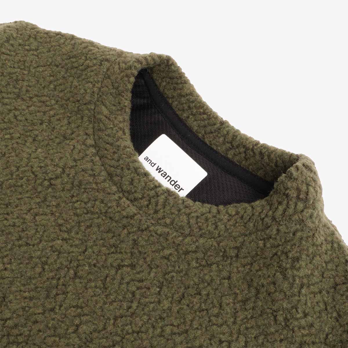 And Wander Re Wool JQ Crew Neck