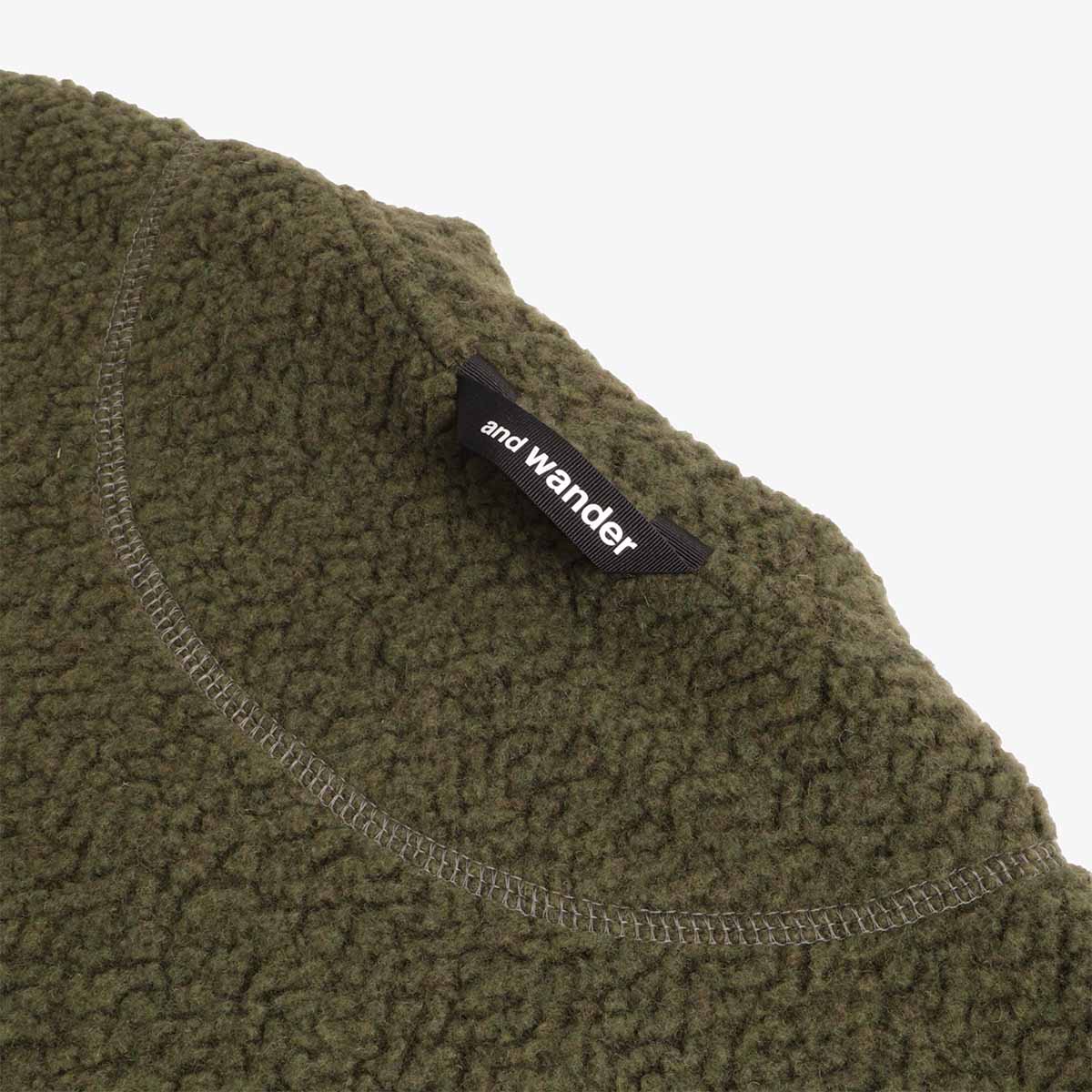 And Wander Re Wool JQ Crew Neck