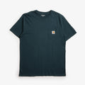Carhartt WIP Pocket T-Shirt, Deep Lagoon, Detail Shot 1