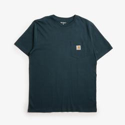 thumbnail Carhartt WIP Pocket T-Shirt, Deep Lagoon, Detail Shot 1