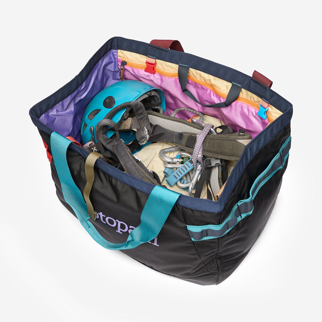 Cotopaxi Allpa 60L Gear Hauler Tote Bag, Del Dia Dark, Detail Shot 2