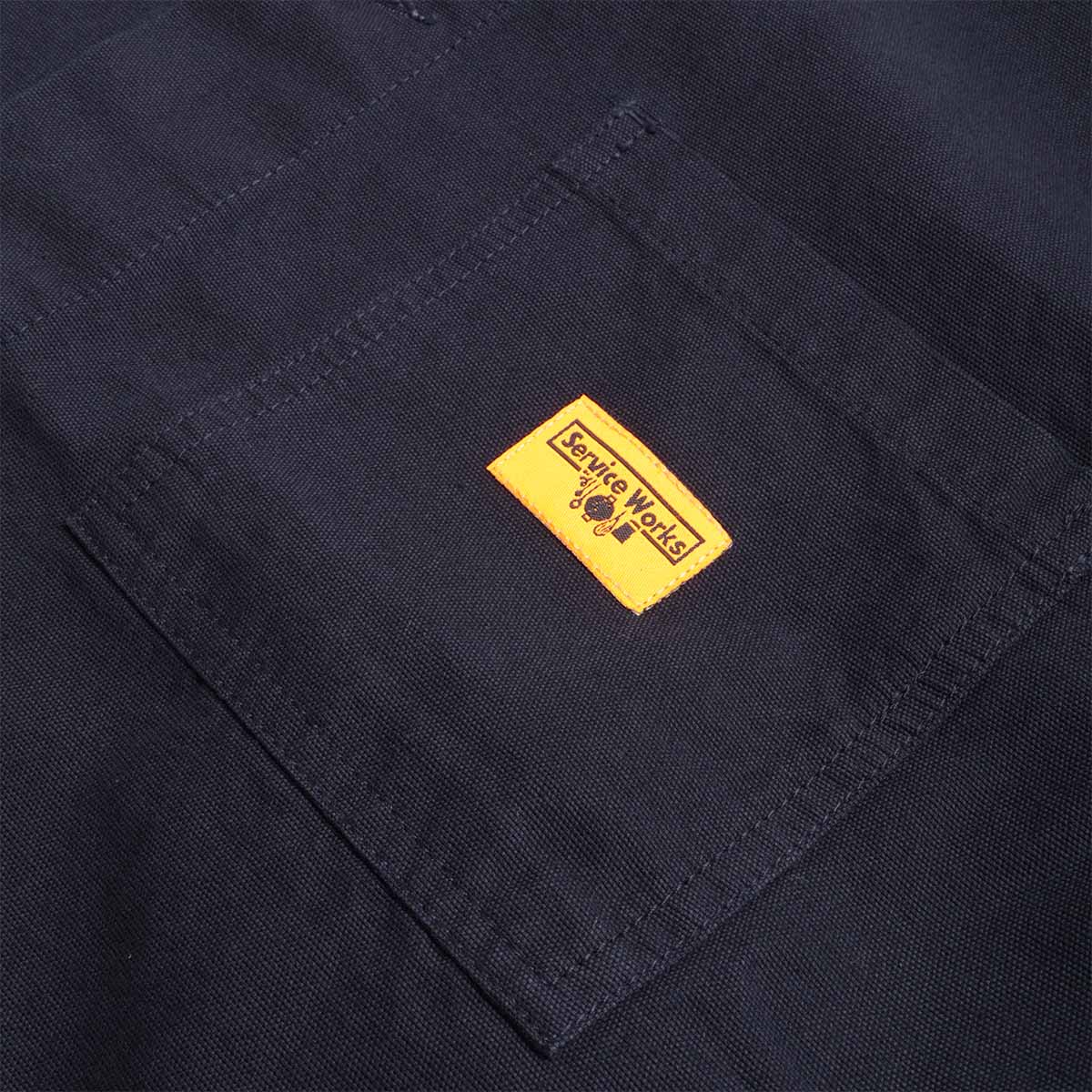 Service Works Canvas Chore Shirt, Dark Navy, Detail Shot 4