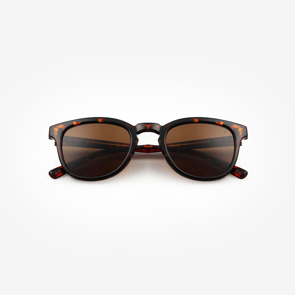 A. Kjaerbede Bate Sunglasses, Demi Tortoise, Detail Shot 3