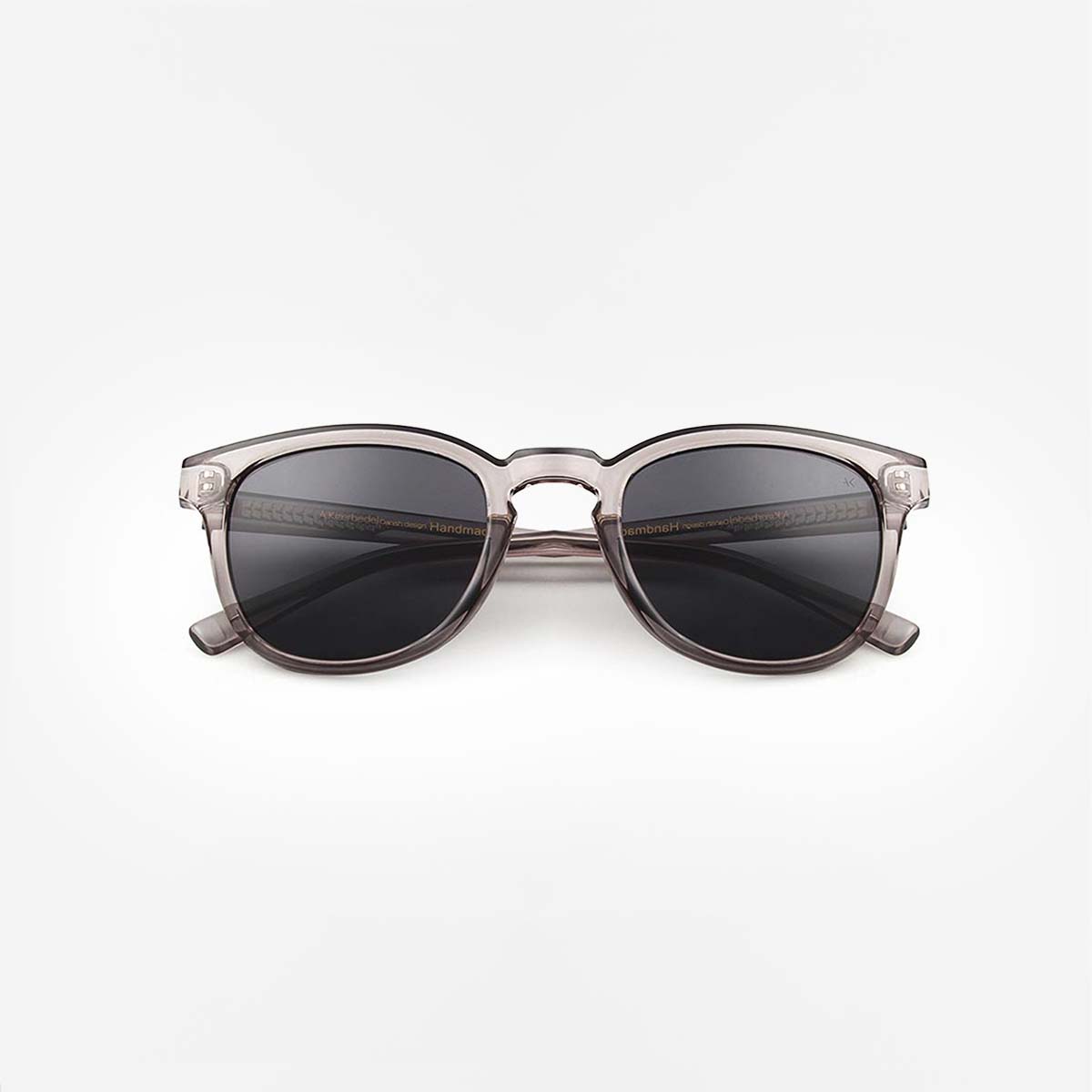 A. Kjaerbede Bate Sunglasses, Grey Transparent, Detail Shot 3