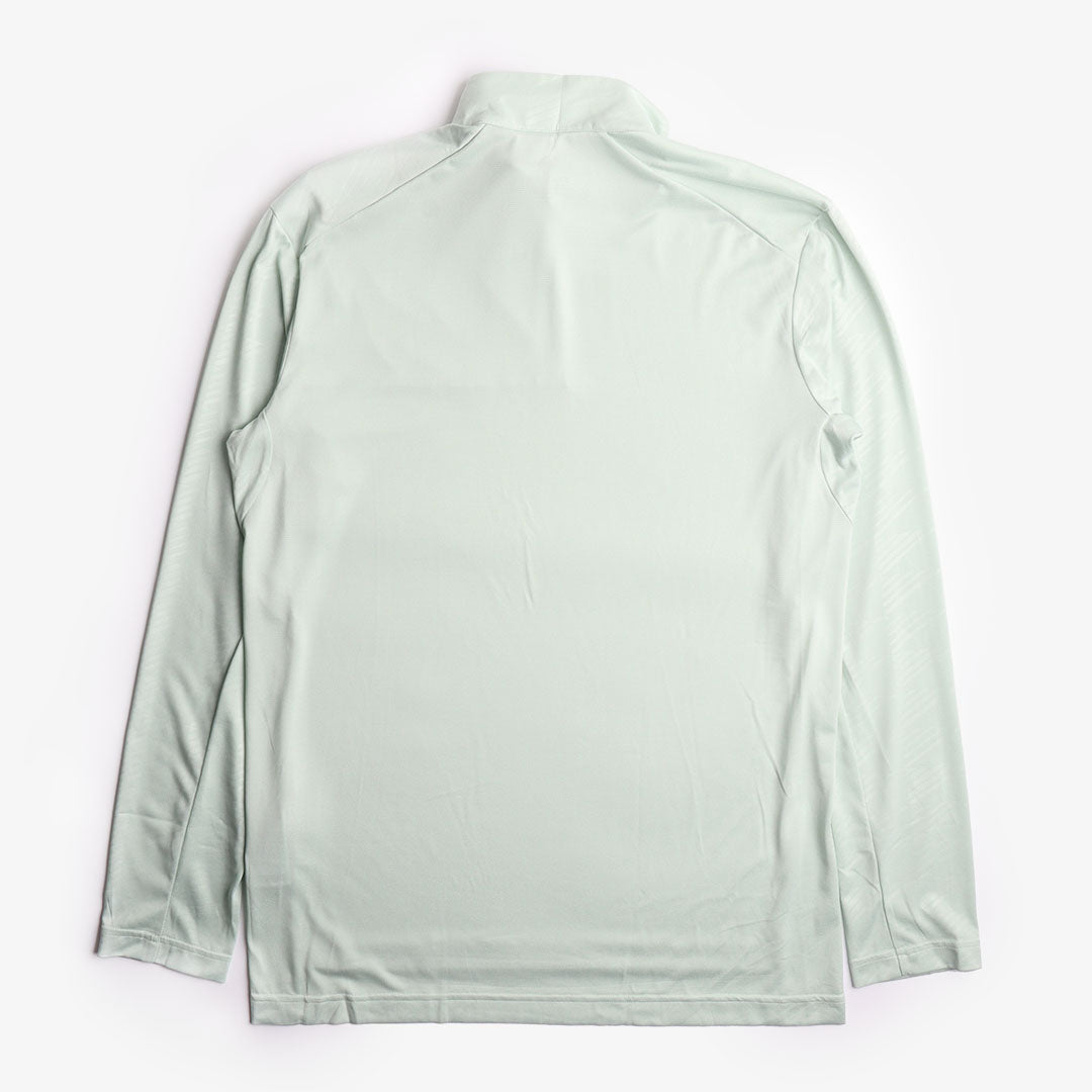 Adidas Originals Terrex Multi Half Zip Long Sleeve T-shirt, Linen Green, Detail Shot 2