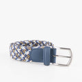 Anderson's Classic Woven Belt, Blue Denim Multi, Detail Shot 1