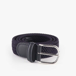 thumbnail Anderson's Classic Woven Belt, Navy, Detail Shot 1