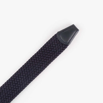 Anderson's Classic Woven Belt, Navy, Detail Shot 3