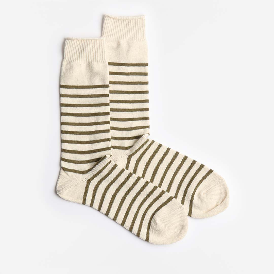 Anonymous Ism Re Cotton Stripe Crew Socks