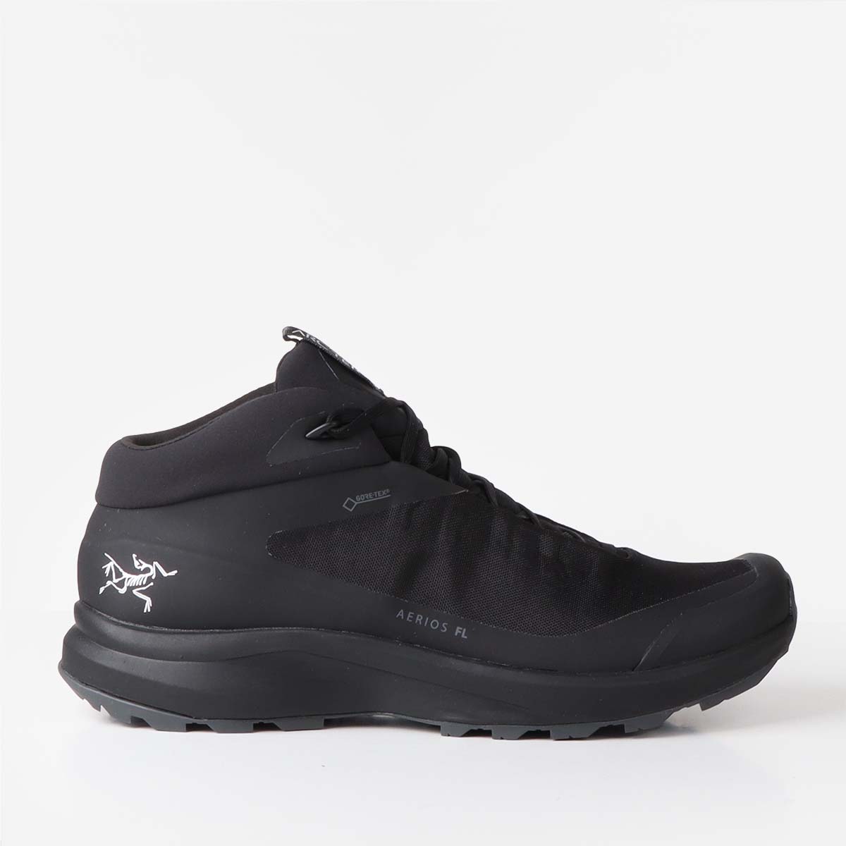 Arc'teryx Aerios FL Mid Gore-Tex Shoes - Black/Cinder – Urban Industry