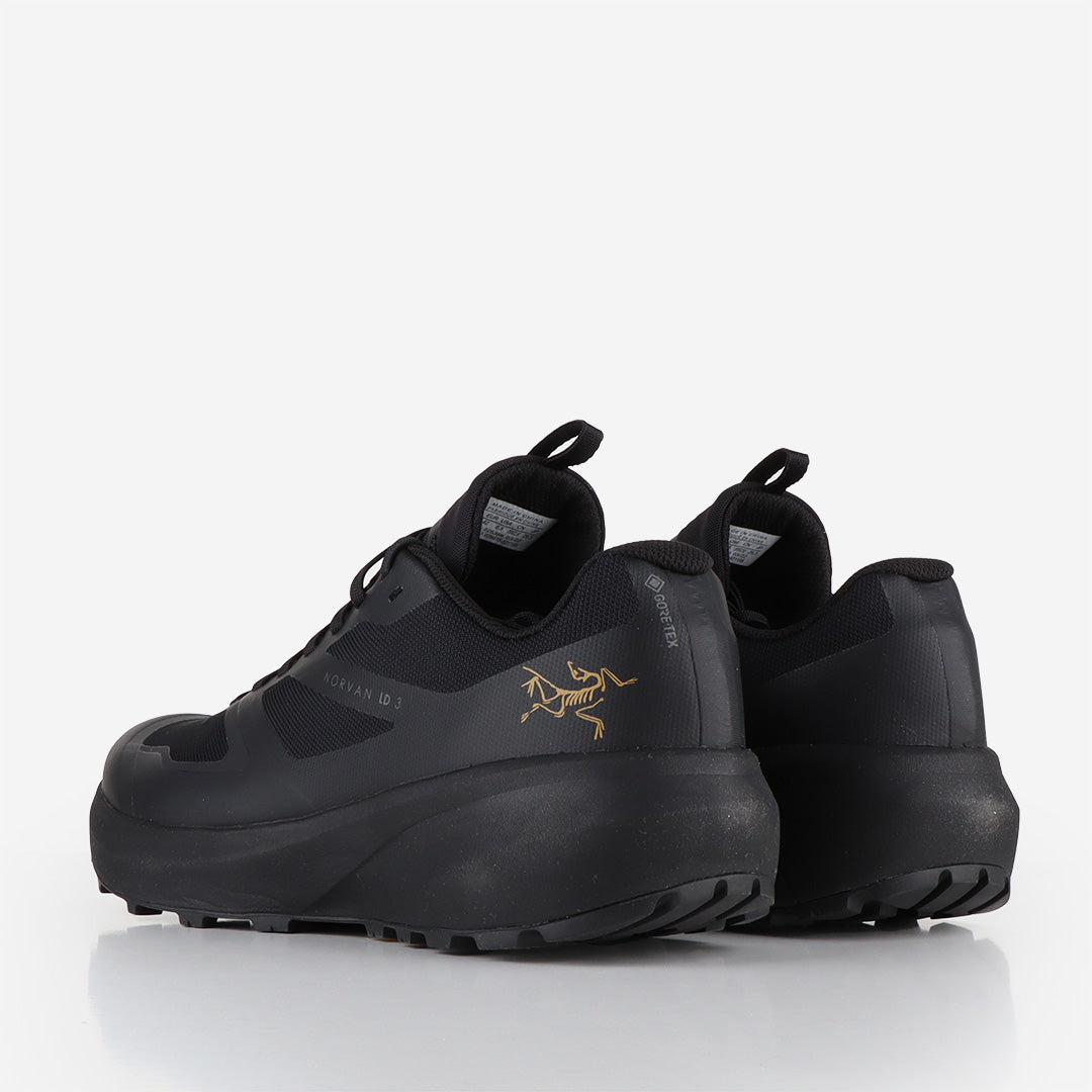 Arc'teryx Norvan LD 3 GTX Shoes, Black Black, Detail Shot 3