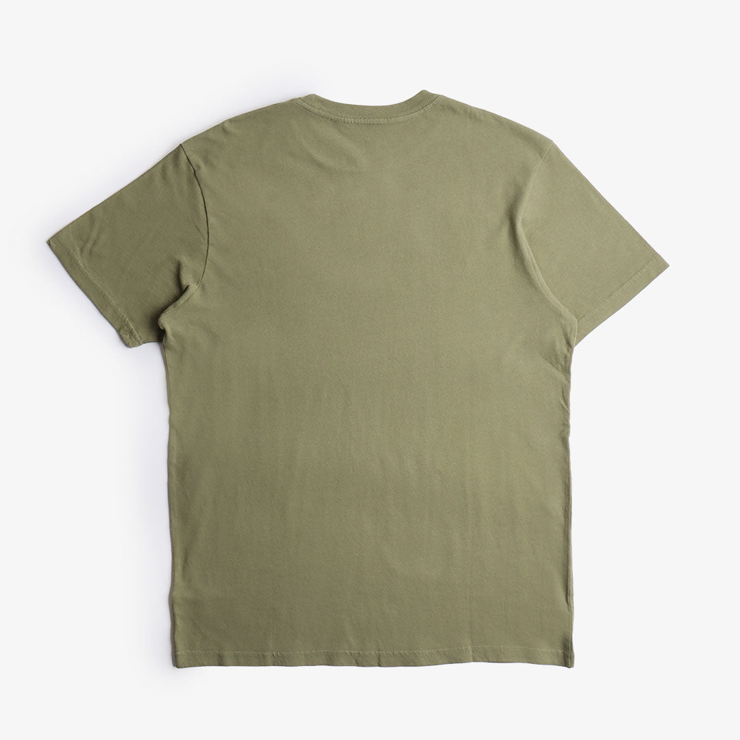 Brixton Harden T-shirt, Olive Surplus, Detail Shot 3