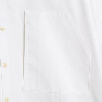 Cafe-Mountain Map Pocket Shirt, White, Detail Shot 3
