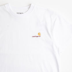 thumbnail Carhartt WIP American Script T-Shirt, White, Detail Shot 3