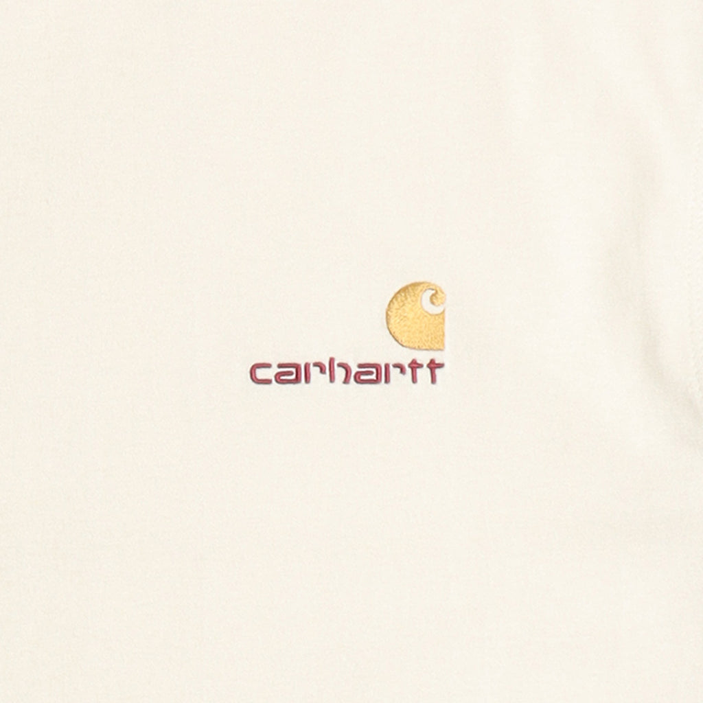 Carhartt WIP American Script T-Shirt, Natural, Detail Shot 2