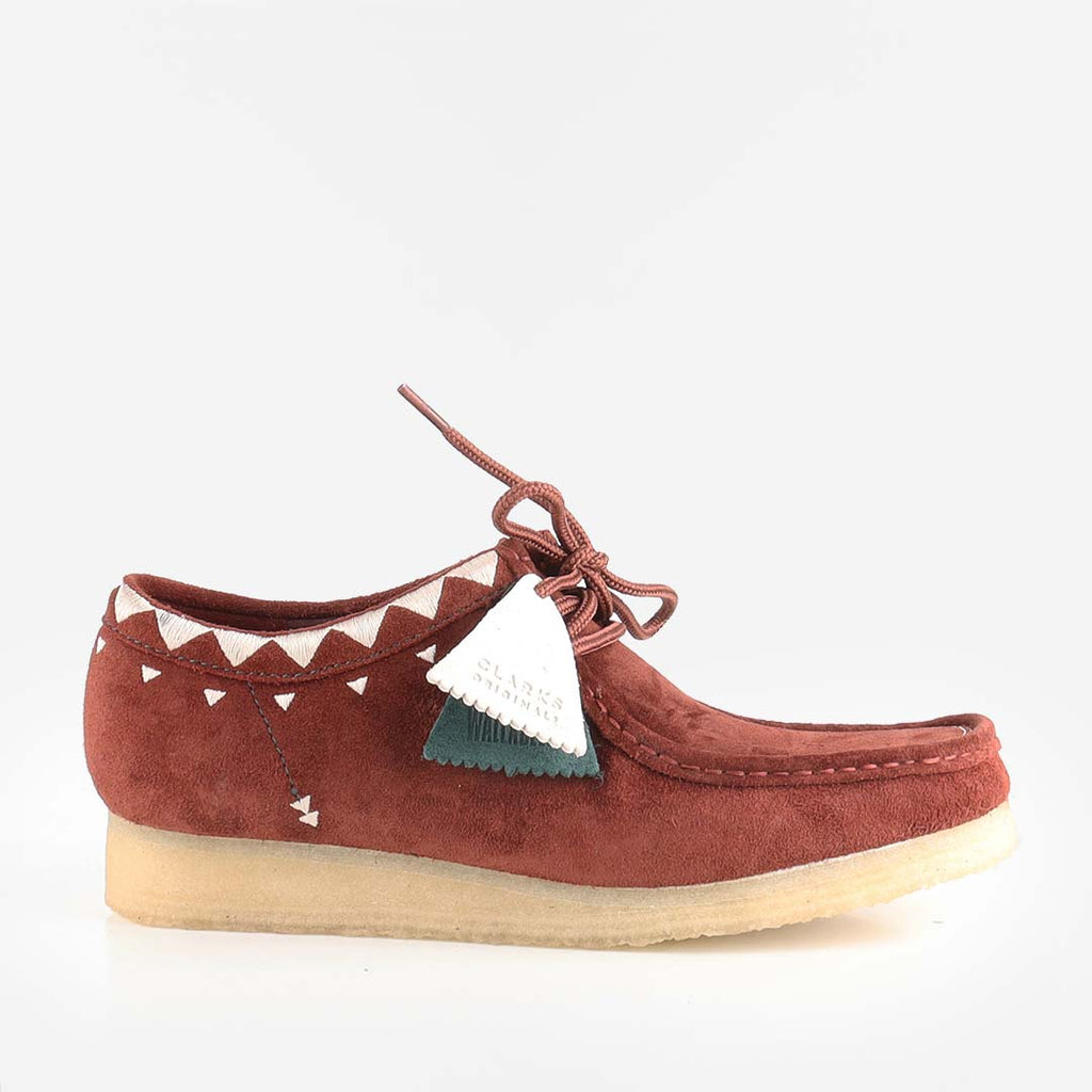 Clarks Originals Wallabee Shoes, Auburn, Detail Shot 1