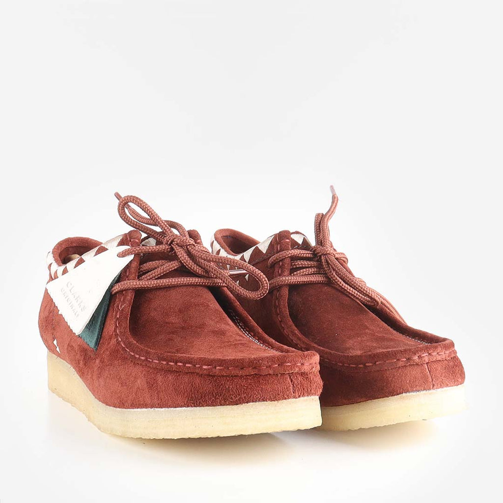 Clarks Originals Wallabee Shoes, Auburn, Detail Shot 2