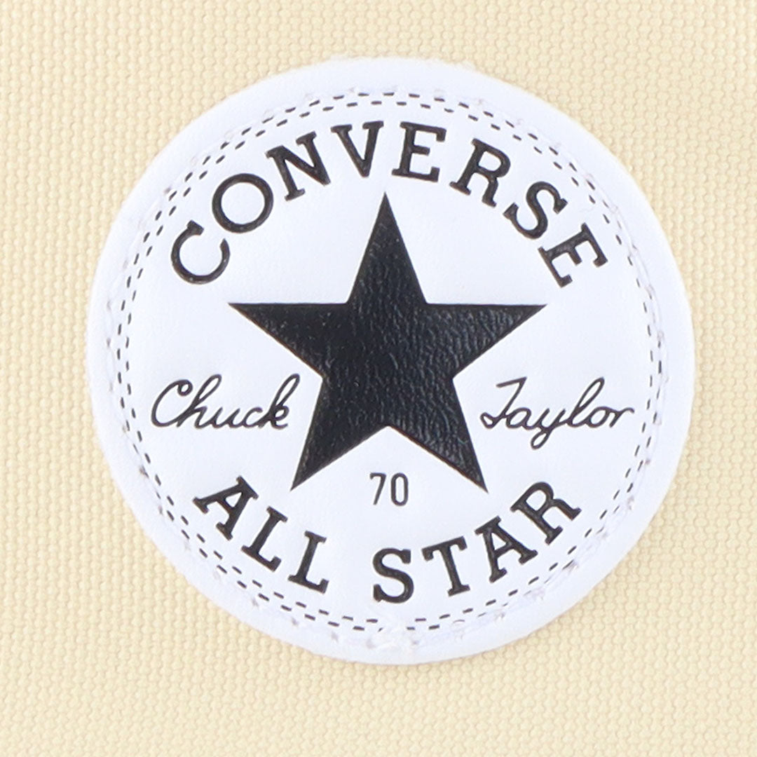Converse Chuck Taylor 70 Hi 'No Waste Canvas' Shoes, Lemon Drop Egret Black, Detail Shot 5