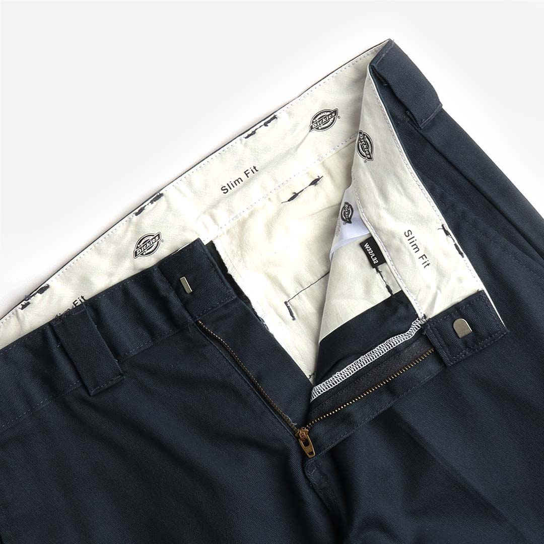 Dickies 872 Recycled Slim Fit Work Pant, Dark Navy, Detail Shot 4