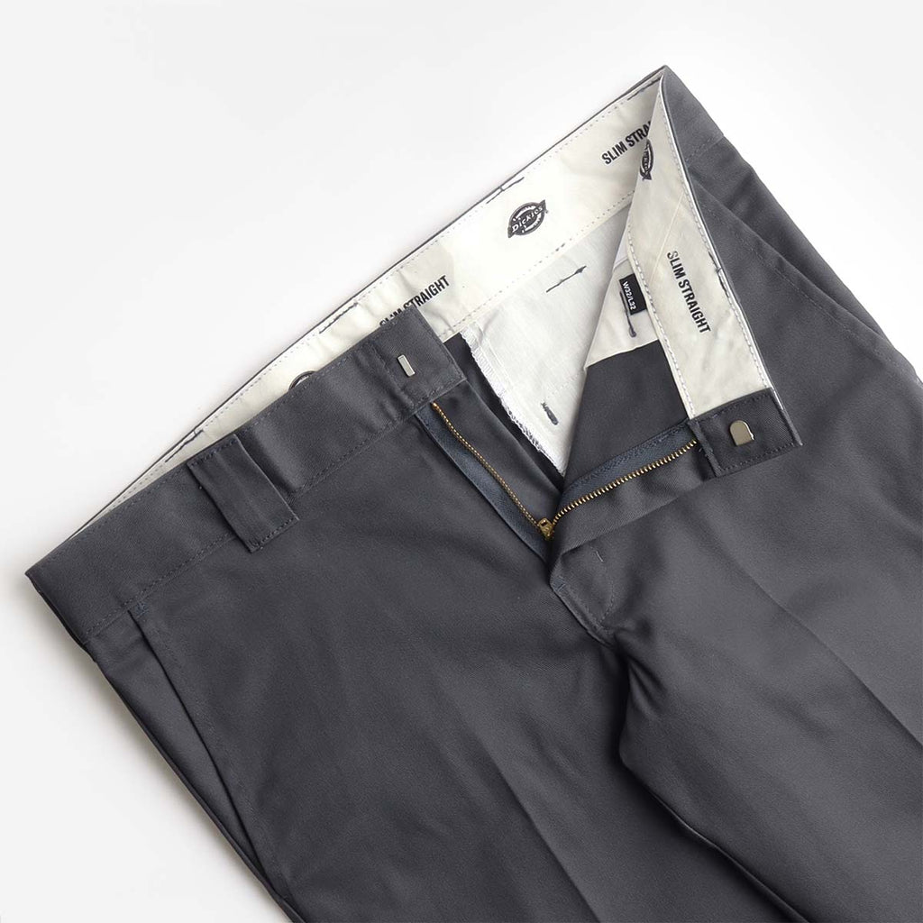 Dickies 873 Recycled Work Pant, Charcoal Grey, Detail Shot 4