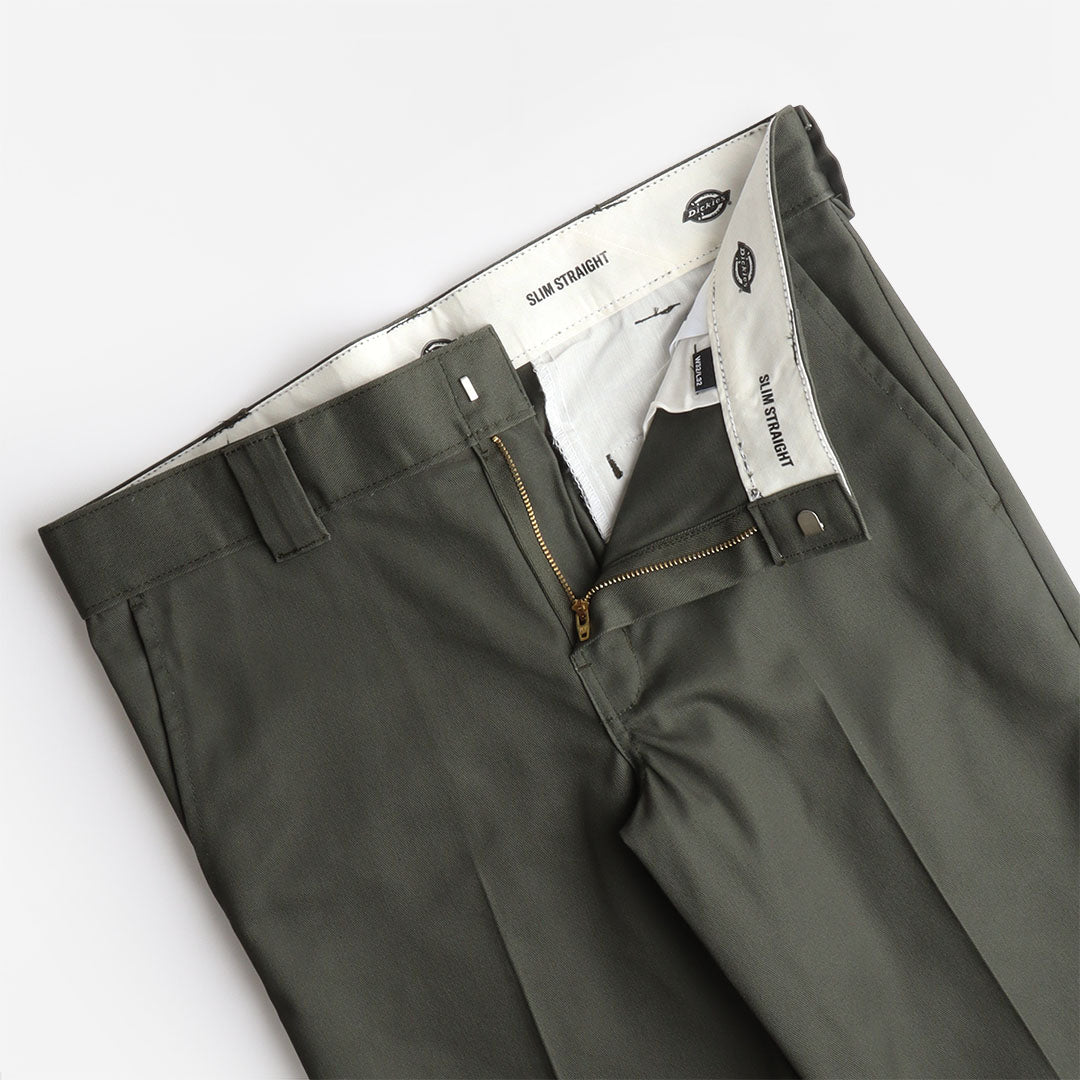 Dickies 873 Recycled Work Pant, Olive Green, Detail Shot 4