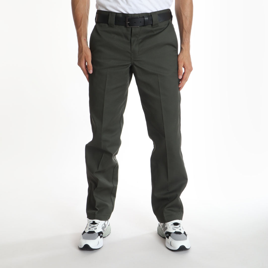 Dickies 873 Recycled Work Pant, Olive Green, Detail Shot 5