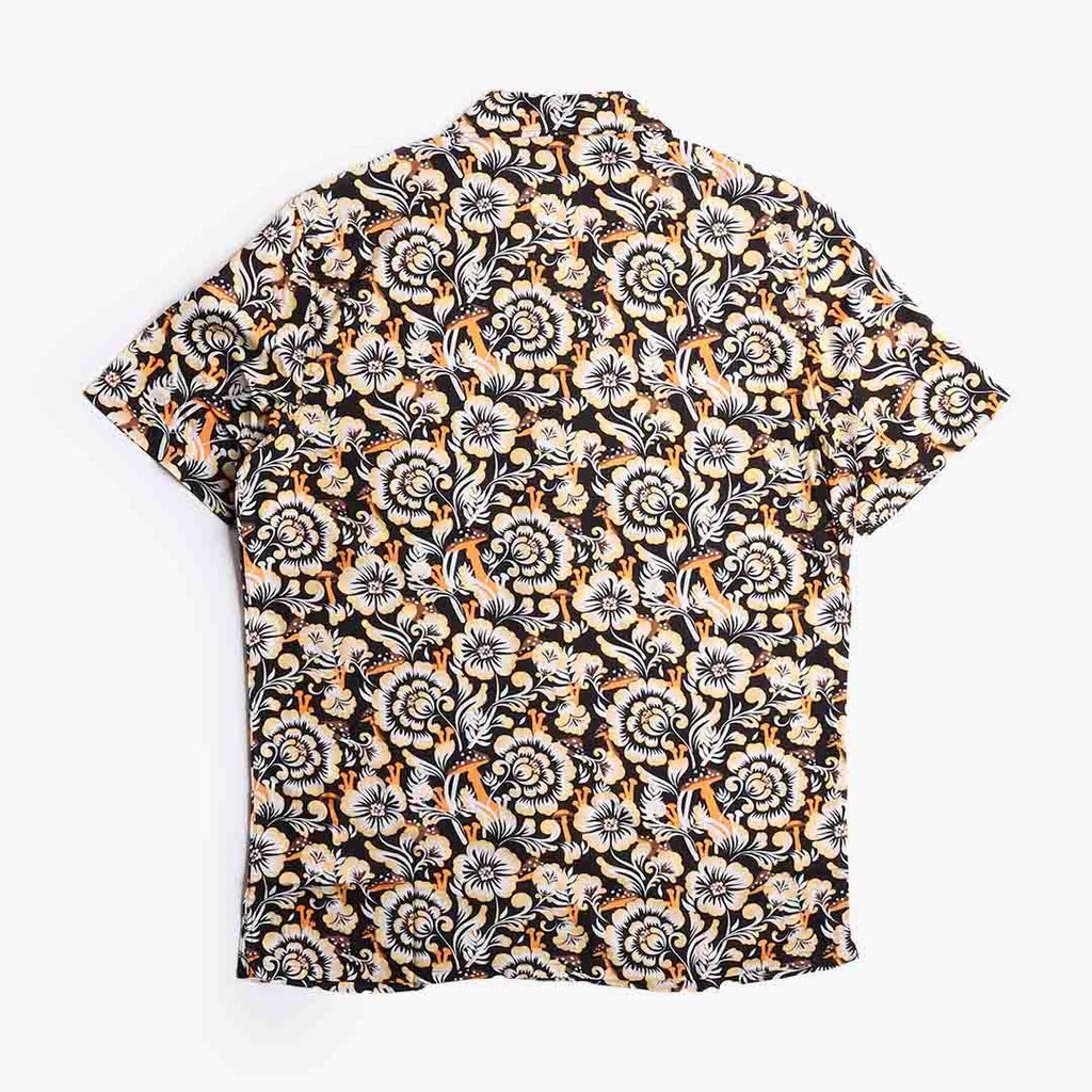 Dickies Roseburg Shirt, Blue Floral, Detail Shot 2