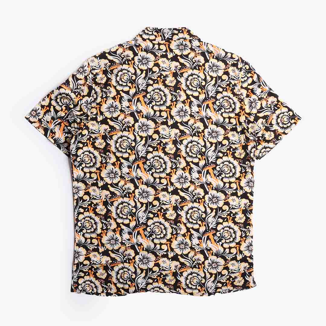 Dickies Roseburg Shirt, Blue Floral, Detail Shot 2