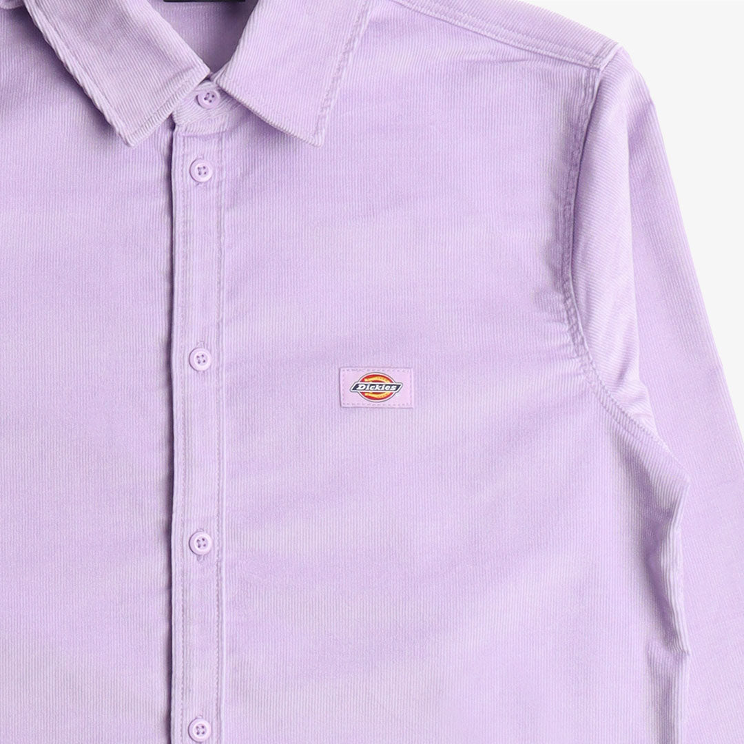 Dickies Wilsonville Long Sleeve Shirt, Purple Rose, Detail Shot 3