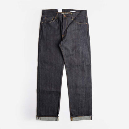 Edwin Nashville Red Listed Selvage Denim Jeans, Blue - Unwashed, Detail Shot 2