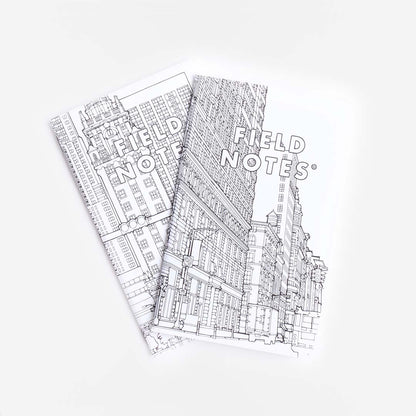 Field Notes Streetscapes: New York + Miami 2-Pack Sketch Book, New York + Miami, Detail Shot 2