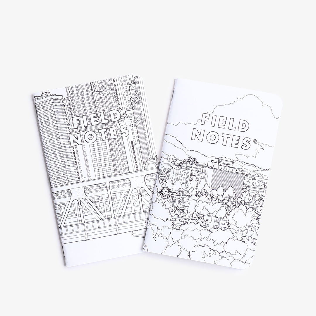 Field Notes Streetscapes: Los Angeles + Chicago 2-Pack Sketch Book