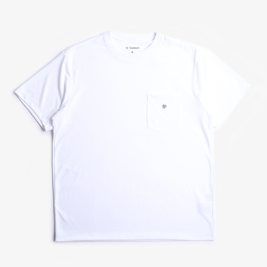 Goldwin Pocket T-Shirt, White, Detail Shot 1
