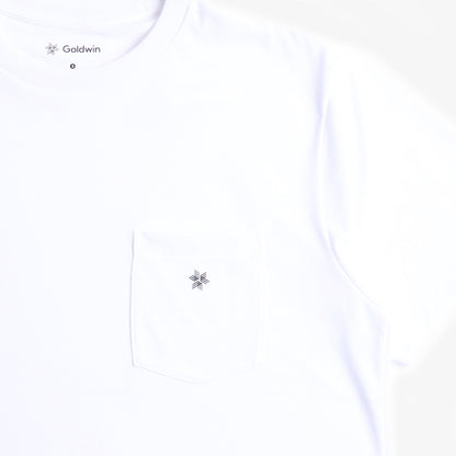 Goldwin Pocket T-Shirt, White, Detail Shot 3