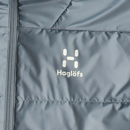Haglofs Bield Down Hooded Jacket, Steel Blue, Detail Shot 4