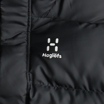 Haglofs Puffy Mimic Hooded Jacket, True Black, Detail Shot 4