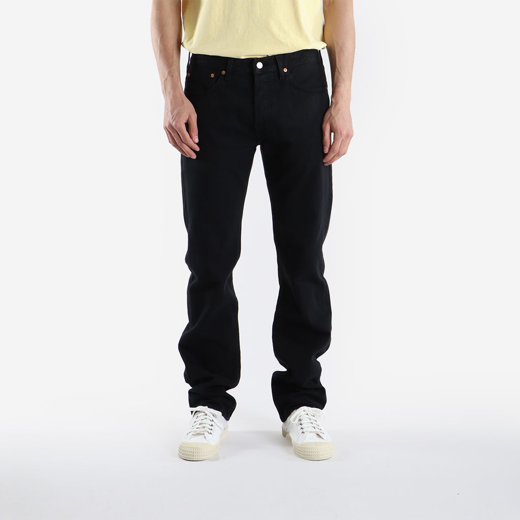Levis 501 Original Fit Jeans, Black, Detail Shot 1
