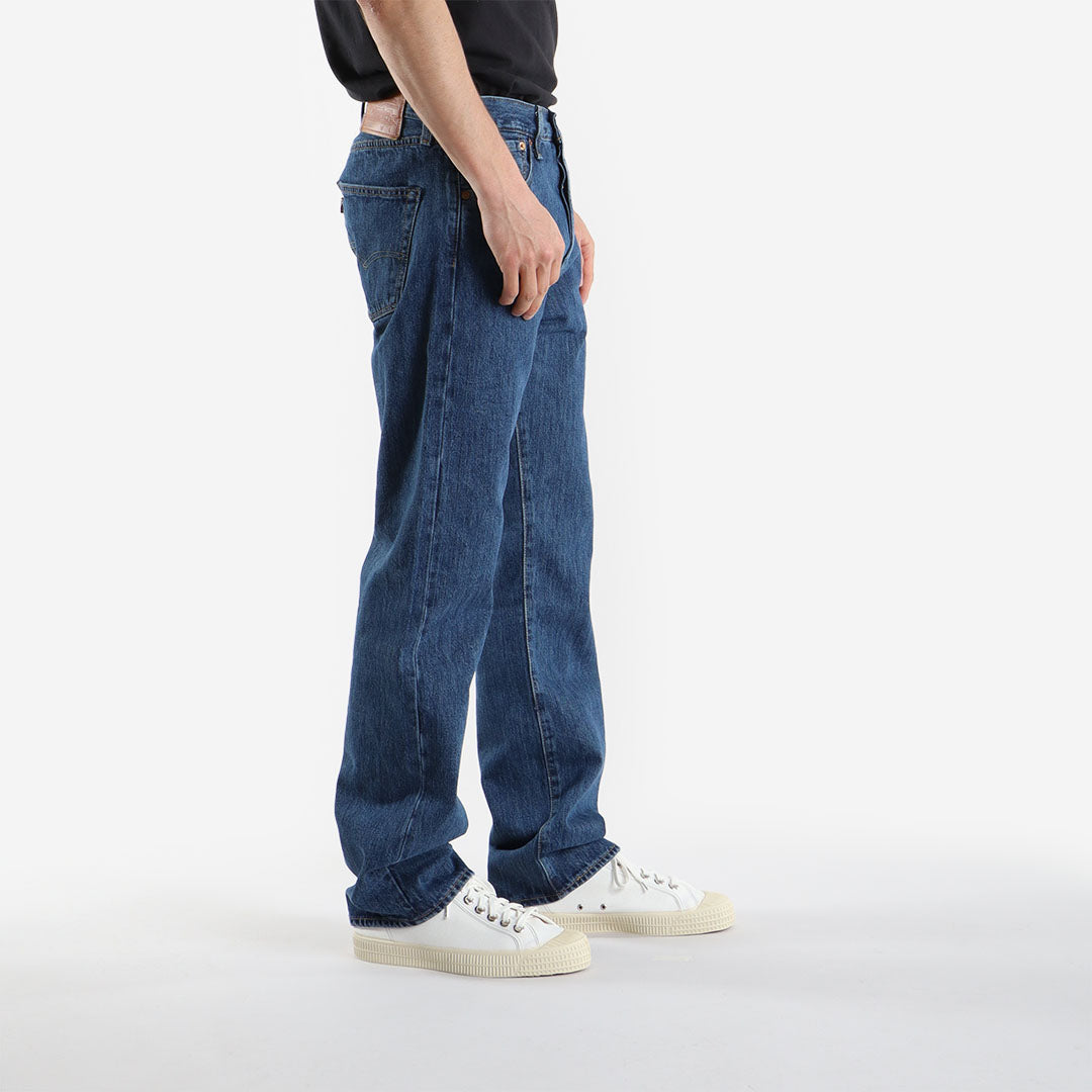 Levis 501 Original Fit Jeans, Stonewash, Detail Shot 2