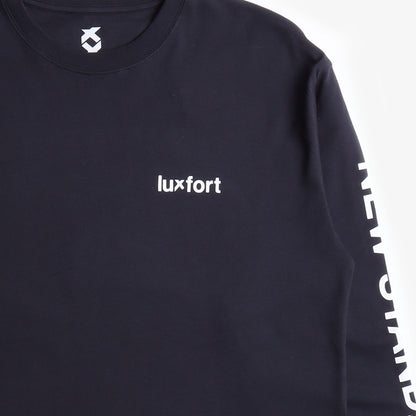 Luxfort New Standard Long Sleeve T-Shirt, Blue Black, Detail Shot 3